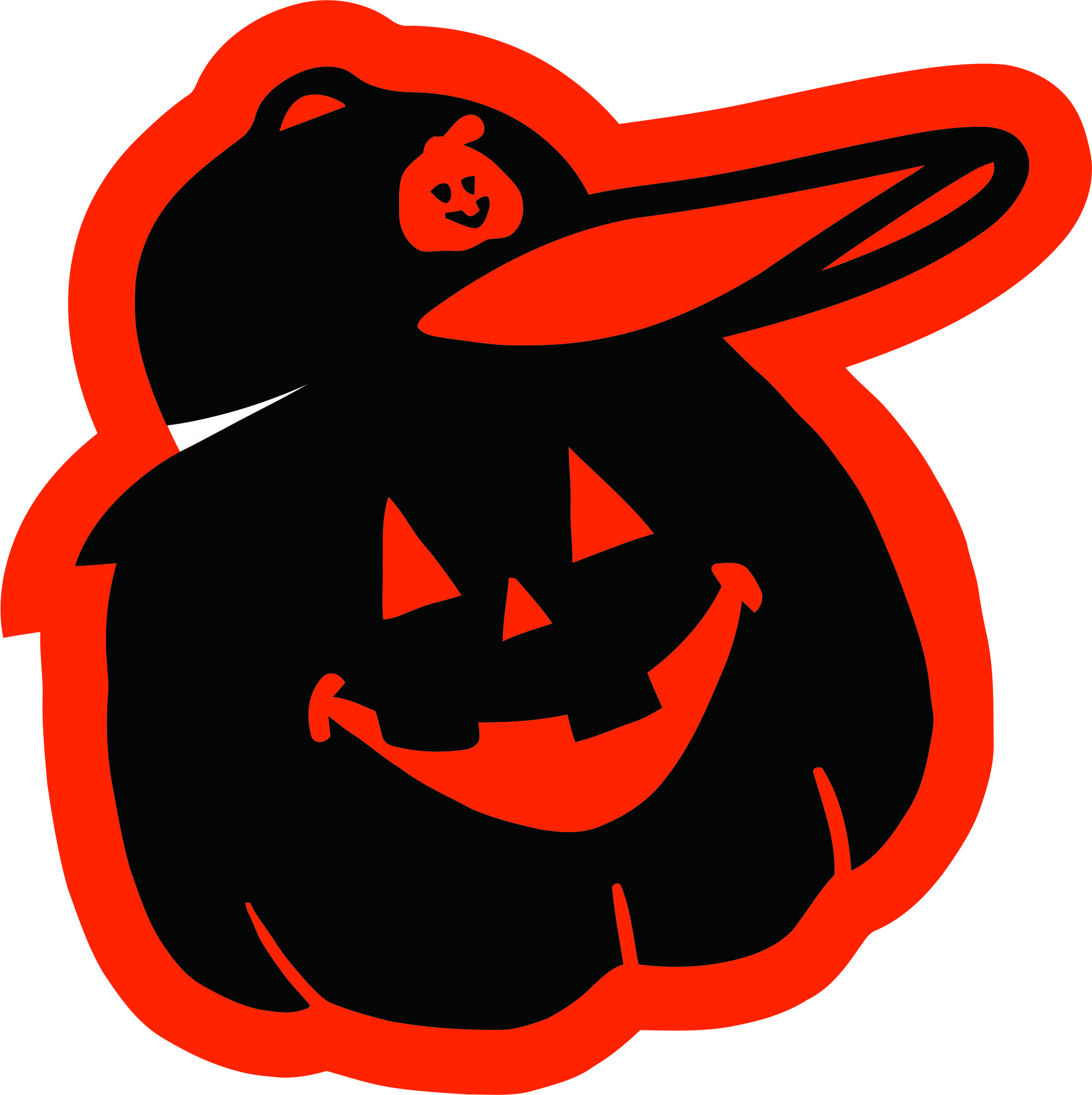 Baltimore Orioles Pumpkins Logo iron on transfers